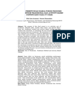 Analisis Perhitungan Harga Pokok Produksi Dengan Metode Tradisional Dan (Abc) Pada CV Usari