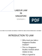 Seminar 1 SSB1207 Labour Law