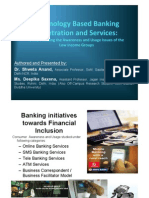 JIMS Rohini Faculty Saturday Talk Session Technology Based Banking Penetration and Services