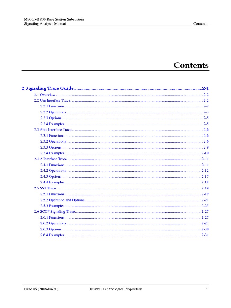 01-2 Signaling Trace Guide | PDF | Telecommunications Standards ...