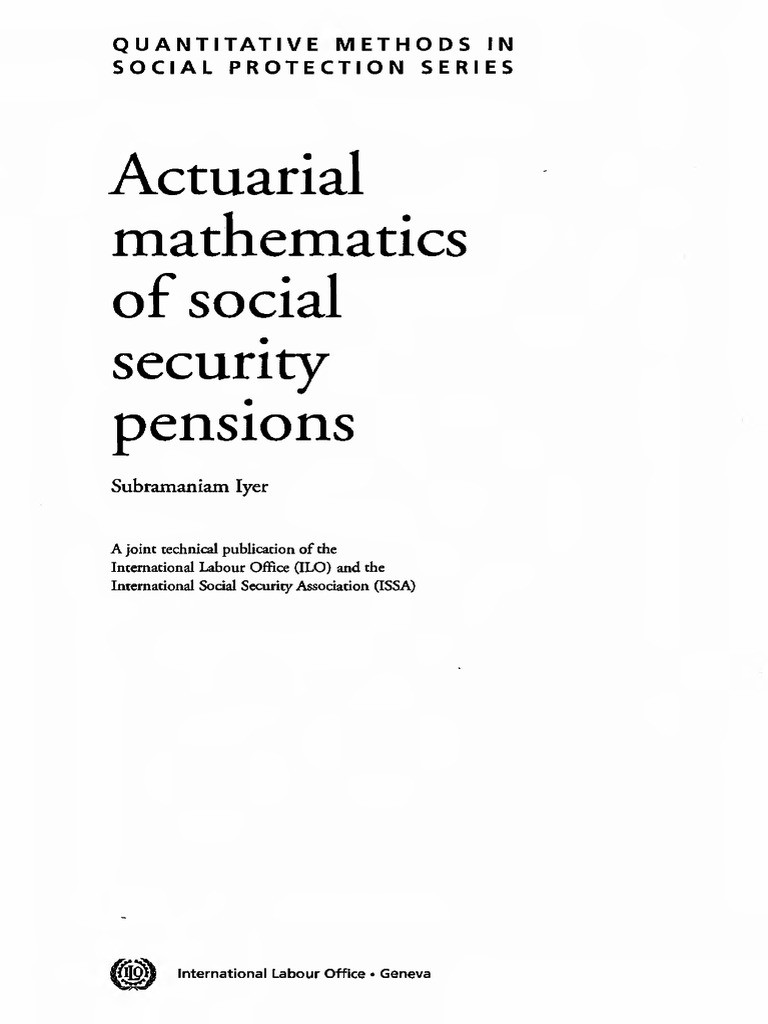 2actuarial Mathematics of Ss Pensions | PDF | Defined Benefit Pension ...