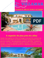 Modèle Économique de Location de Villas de Vacances en Espagne
