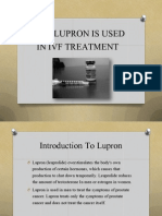 Why Lupron is Used in IVF Treatment