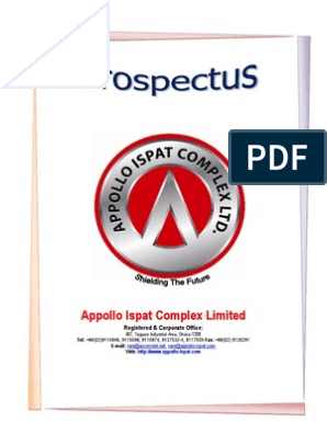 Tài liệu PDF về đợt Initial Public Offering của Appollo Ispat Complex LTD sẽ giúp bạn hiểu rõ hơn về cơ hội đầu tư tuyệt vời này! Bạn sẽ tìm thấy thông tin chi tiết về quy trình IPO, giá cả và khối lượng cổ phần, đồng thời đánh giá được tiềm năng tài chính của công ty.