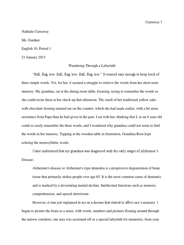 Sample reflective account on communication with a patient suffering from dementia image