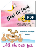 Best of Luck