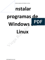 Instalar Programas de Windows en Linux