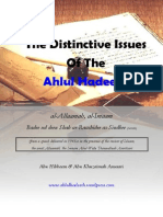 The Distinctive Issues of The Ahlul Hadeeth