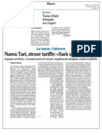 Nuova Tari - Stesse Tariffe - Sara' Una Stangata