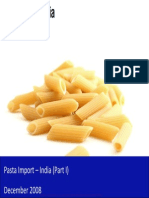 Pasta Import in India 2009 - Market Size, Drivers and Challenges
