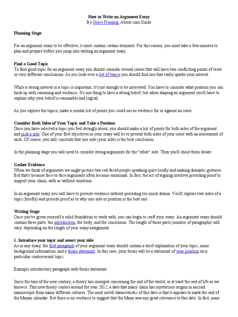 Counter argument examples image