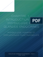1 Introduction A La Physiologie Des Glandes Endocrines