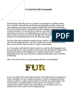 fur typography explained 