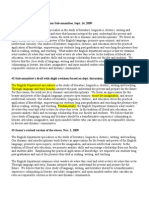 #1 Draft Document From Mission Subcommittee, Sept. 14, 2009 In