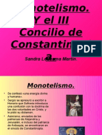 Monotelismo El III Concilio de Constantinopla