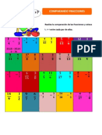 Comparación de Fracciones 2