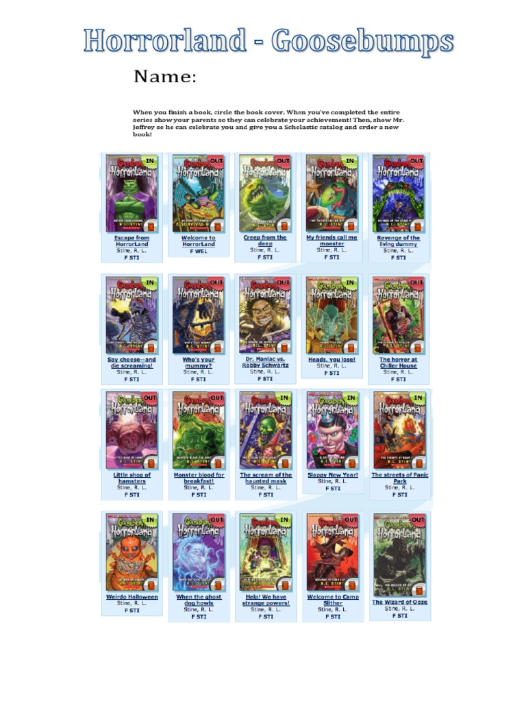Horrorland - Goosebumps PDF | PDF
