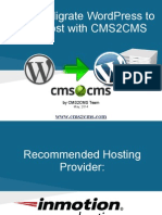 How to Migrate WordPress to New Host with CMS2CMS