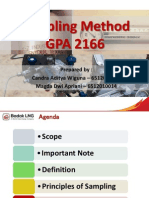 GPA Sampling Method (Scope, Definition, Principles, Safety)
