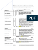 risk activity assessment proforma