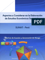 Aspectos a Considerar en La Elaboración de Estudios Sectoriales