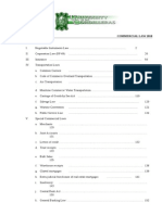 Commercial Law Review Green Notes