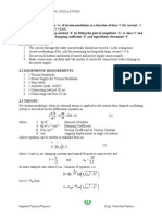 Lab 2: Damped Torsional Oscillations 1