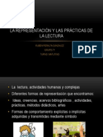 Representacion y Practicas de La Lectura