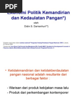 Download Ekonomi Politik Kemandirian dan Kedaulatan Pangan didin by cides SN2252819 doc pdf