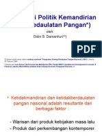 Ekonomi Politik Kemandirian dan Kedaulatan Pangan (didin)