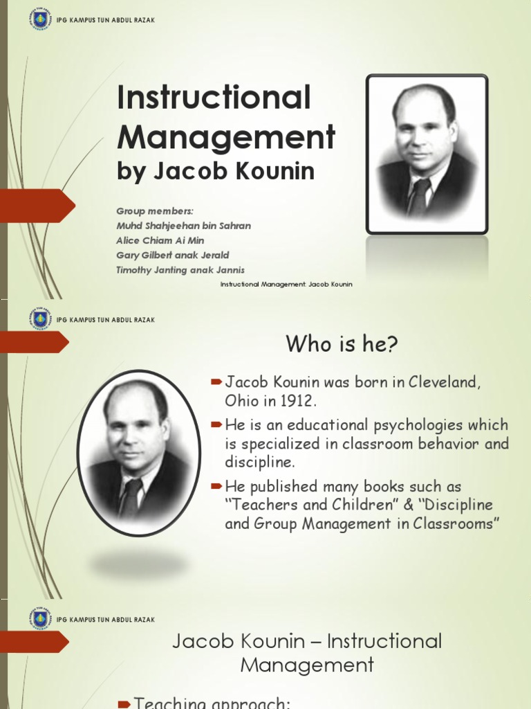 instructional-management-by-jacob-kounin-pdf-classroom-management
