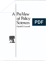 A Preview of Policy Sciences - Lasswell