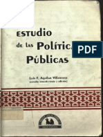 El Estudio de Las Politicas Publicas