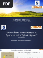 Treinamento para Licitações - Urbana 2014