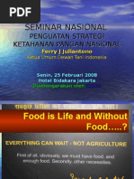 Download Presentasi Ketahanan Pangan DTI Ferry Julianto by cides SN2252907 doc pdf