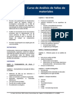 Curso de Análisis de Fallas de Materiales