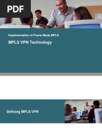 MPLS VPN Technology: Implementation of Frame Mode MPLS