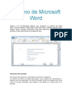 Entorno de Microsoft Word