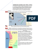 Controversia en Delimitación Marítima Entre Chile y El Perú