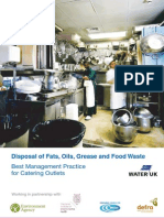 Disposal of Fats, Oils, Grease and Food Waste: Best Management Practice For Catering Outlets