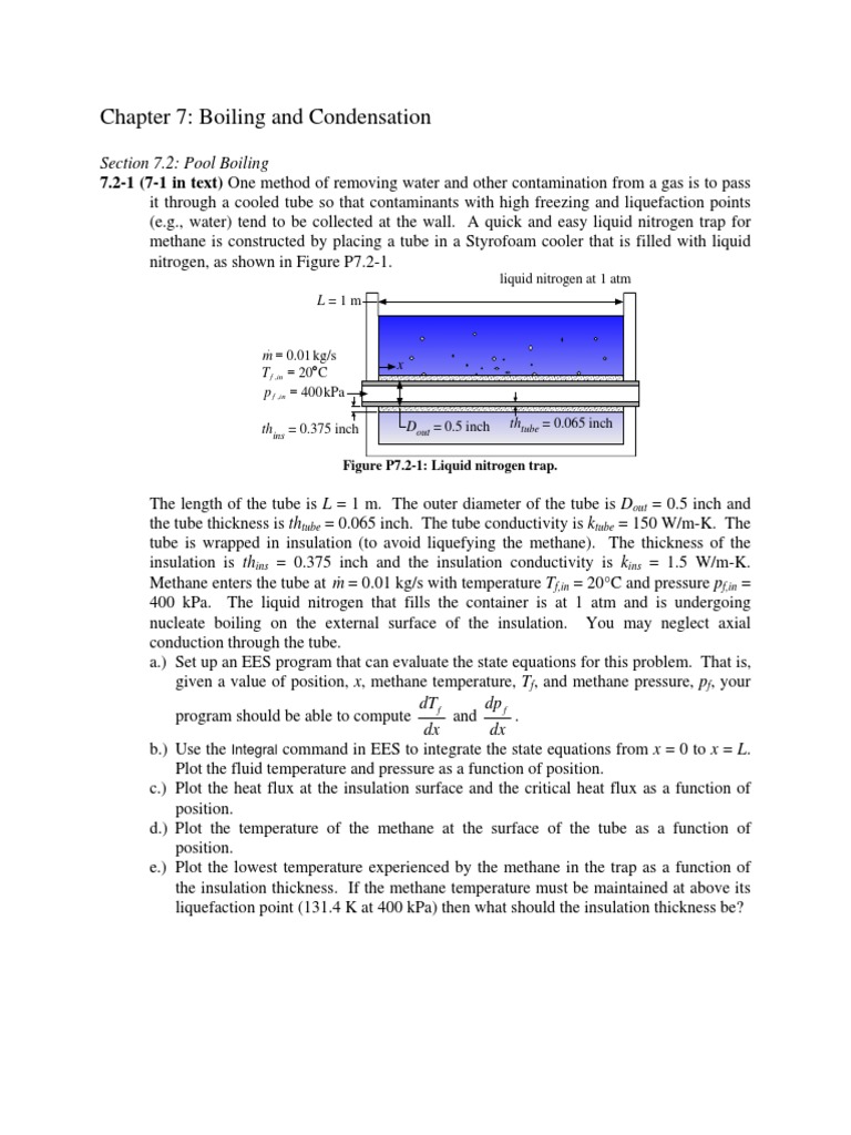 Chapter 7: Boiling and Condensation | PDF