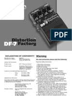 Digitech Df-7 Distortion Factory Oem Manual
