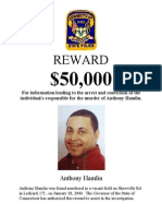 Anthony Hamlin Reward Poster