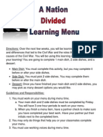 Learning Menu