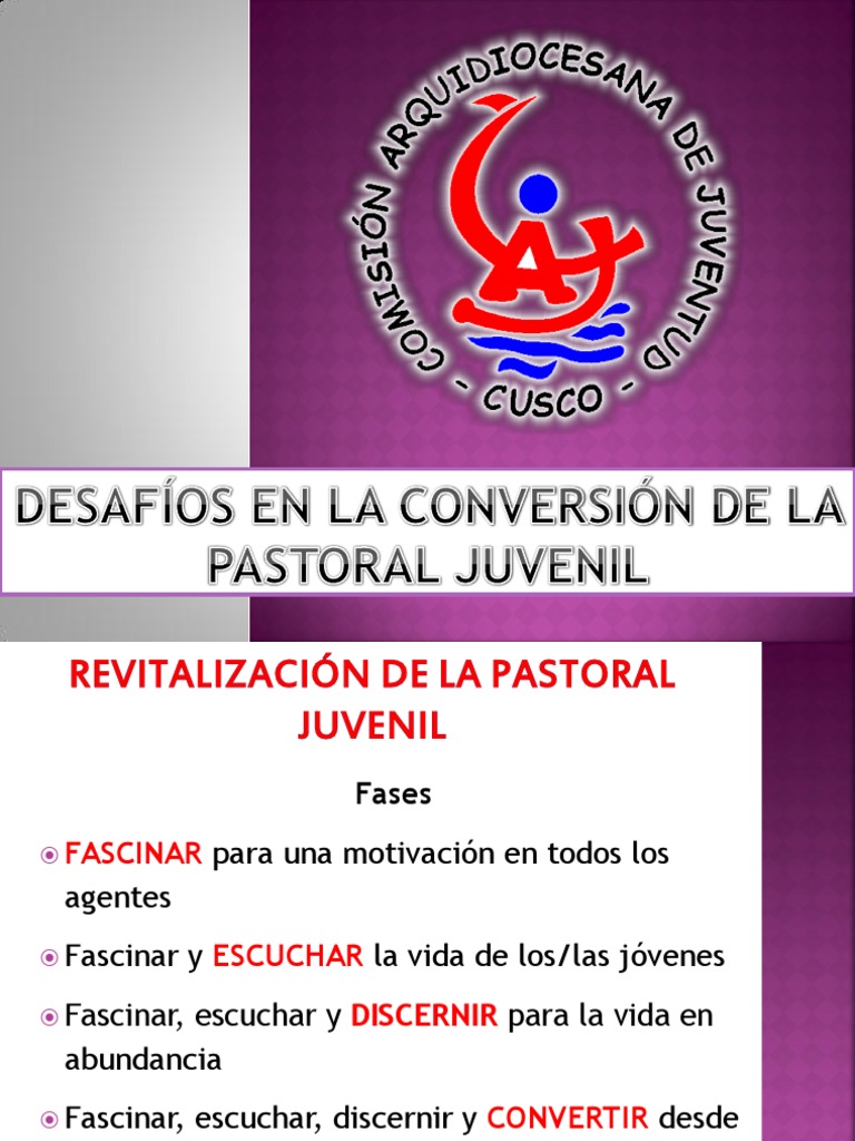 Desafios de Una Pastoral Juvenil | PDF | eucaristía | Amor