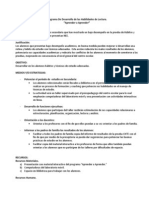 Programa de Desarrollo de Habitos y Técnicas de Estudio