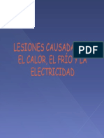 Lesiones Frio Calor Electricidad