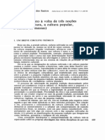 Questionamento à volta de três noções: a grande cultura, a cultura popular e a cultura de massas