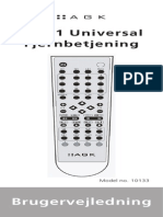 AGK 10 in 1 Remote Manual DK UK SE de