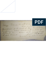 Part of Estate of Levi DANIEL to Nathan T. Daniel Feb 1861